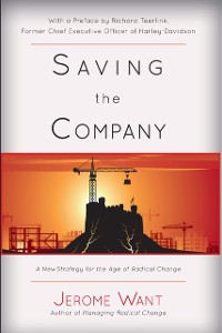 Cover Saving the Company