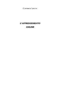 Cover L’apprendimento Online