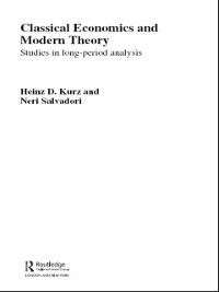Cover Classical Economics and Modern Theory