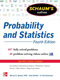 Cover Schaum's Outline of Probability and Statistics, 4th Edition