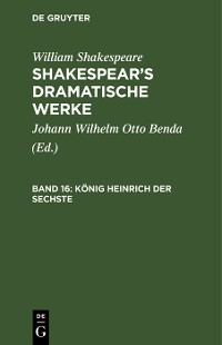 Cover König Heinrich der Sechste