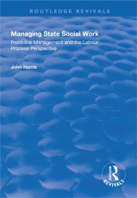 Cover Managing State Social Work