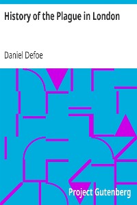 Cover History of the Plague in London