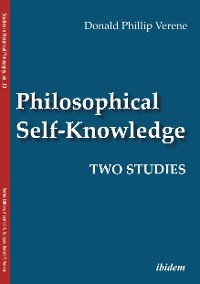 Cover Philosophical Self-Knowledge