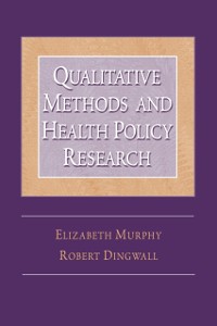 Cover Qualitative Methods and Health Policy Research