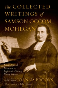 Cover Collected Writings of Samson Occom, Mohegan
