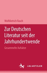 Cover Zur deutschen Literatur seit der Jahrhundertwende