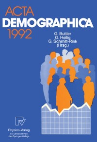 Cover Acta Demographica 1992