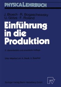 Cover Einführung in die Produktion