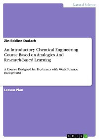 Cover An Introductory Chemical Engineering Course Based on Analogies And Research-Based Learning