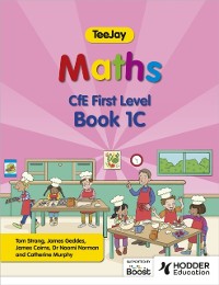 Cover TeeJay Maths CfE First Level Book 1C Second Edition