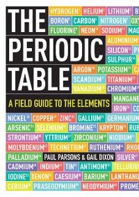 Cover Periodic Table