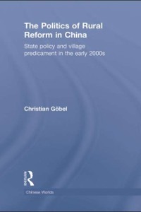 Cover Politics of Rural Reform in China