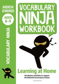 Cover Vocabulary Ninja Workbook for Ages 8-9