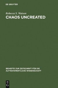 Cover Chaos Uncreated