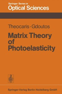 Cover Matrix Theory of Photoelasticity