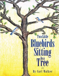 Cover Two Little Bluebirds Sitting in a Tree