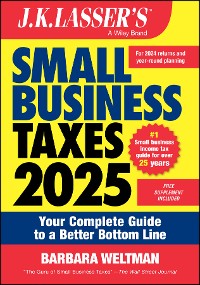 Cover J.K. Lasser's Small Business Taxes 2025