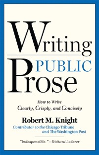 Cover Writing Public Prose