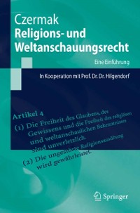 Cover Religions- und Weltanschauungsrecht