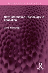 Cover New Information Technology in Education