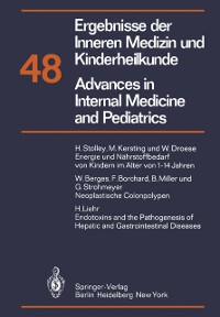 Cover Ergebnisse der Inneren Medizin und Kinderheilkunde/Advances in Internal Medicine and Pediatrics