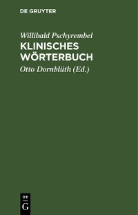 Cover Klinisches Wörterbuch
