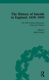 Cover History of Suicide in England, 1650-1850, Part II vol 5