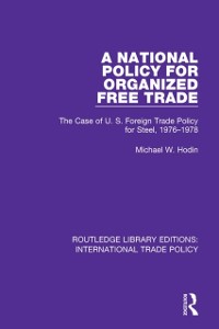 Cover National Policy for Organized Free Trade