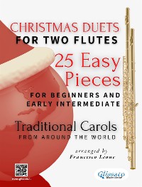 Cover Christmas Duets for Two Flutes - 25 Easy Pieces for Beginners and Early Intermediate