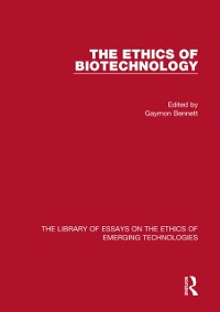 Cover Ethics of Biotechnology