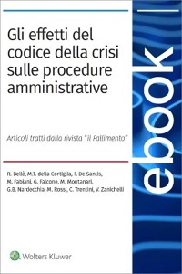 Cover Gli effetti del codice della crisi sulle procedure amministrative