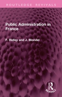 Cover Public Administration in France