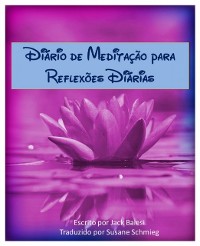 Cover Diário de Meditação para  Reflexões Diárias