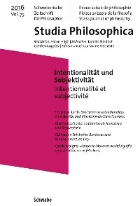 Cover Intentionalität und Subjektivität