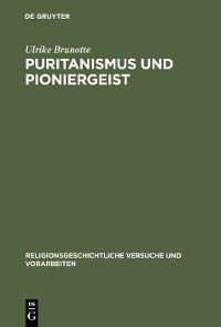 Cover Puritanismus und Pioniergeist