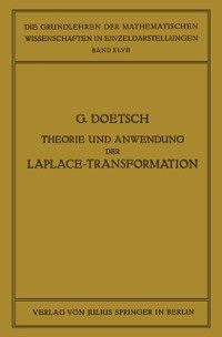 Cover Theorie und Anwendung der Laplace-Transformation