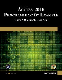 Cover Microsoft Access 2016 Programming By Example