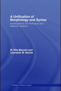 Cover Unification of Morphology and Syntax