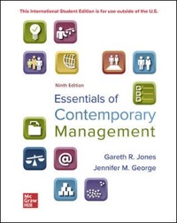 Cover Essentials of Contemporary Management ISE