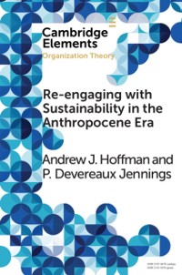 Cover Re-engaging with Sustainability in the Anthropocene Era
