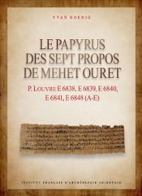 Cover Le papyrus des Sept Propos de Mehet Ouret