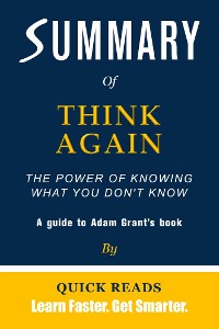 Cover Summary of Think Again