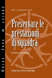Cover Maintaining Team Performance (Italian)