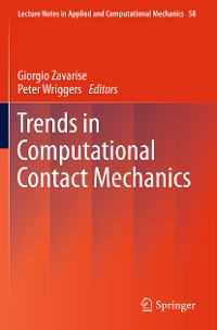 Cover Trends in Computational Contact Mechanics