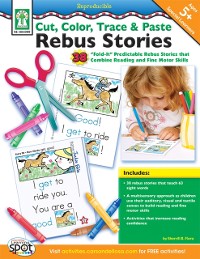 Cover Cut, Color, Trace & Paste Rebus Stories, Ages 5 - 8