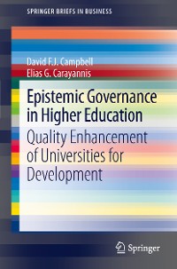 Cover Epistemic Governance in Higher Education