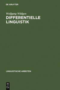 Cover Differentielle Linguistik