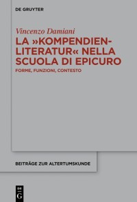 Cover La  Kompendienliteratur  nella scuola di Epicuro