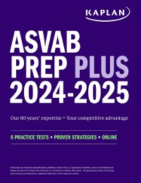 Cover ASVAB Prep Plus 2024-2025:  6 Practice Tests + Proven Strategies + Online + Video